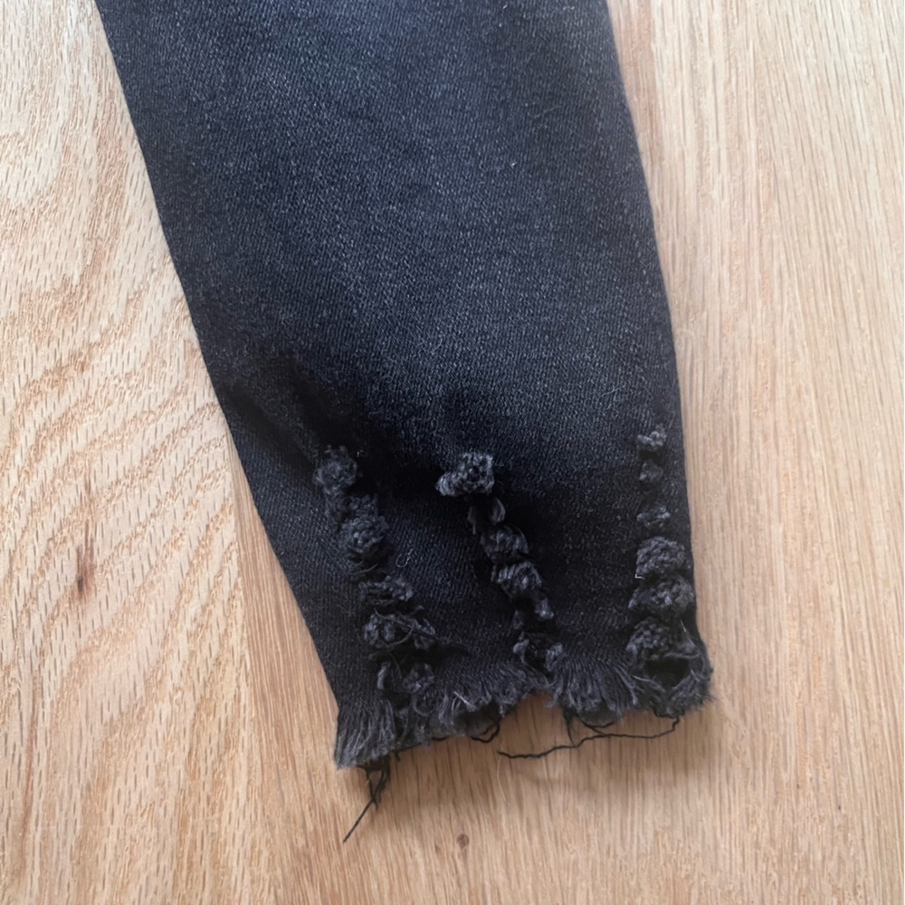 Joe’s Kids' The Rocker Raw Hem Ankle Skinny Jeans - Black, 3T - Picture 3 of 6